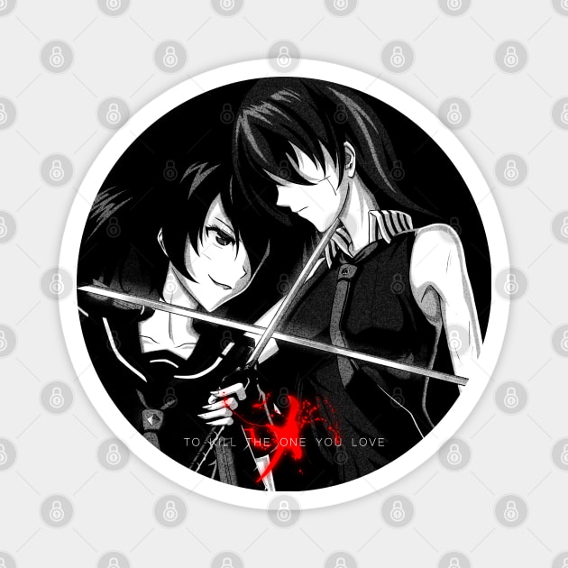 Akame Kurome Magnet by stingi